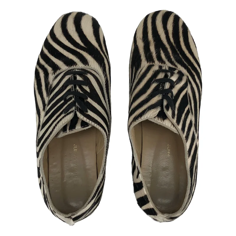 JUNYA WATANABE COMME des GARCONS / ジュンヤワタナベ | ハラコレザー ゼブラ オックスフォードシューズ | S | レディース