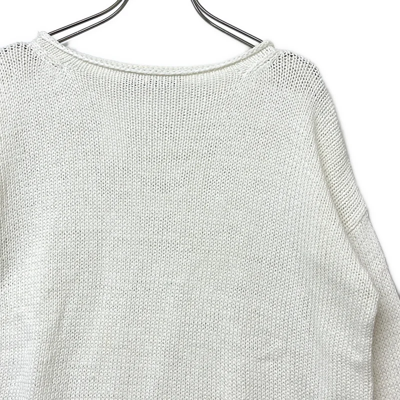 RALPH LAUREN / ラルフローレン | コットン クルーネックニット | M | レディース