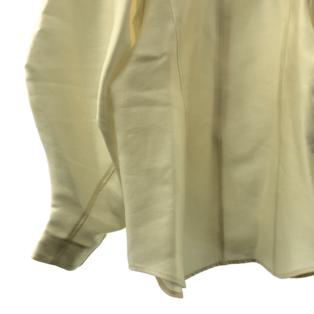 OHGA / オーガ | 2025AW | SATIN BLOUSE サテンブラウス | F
