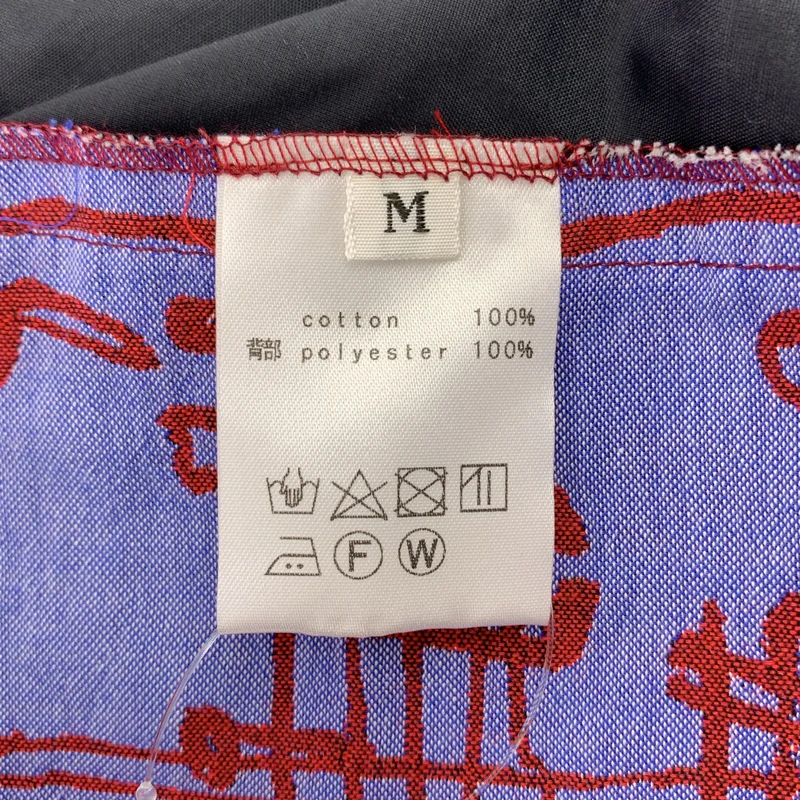 ha | za | ma / ハザマ | 総柄 ロゴボタン シャツ ワンピース | M | レディース