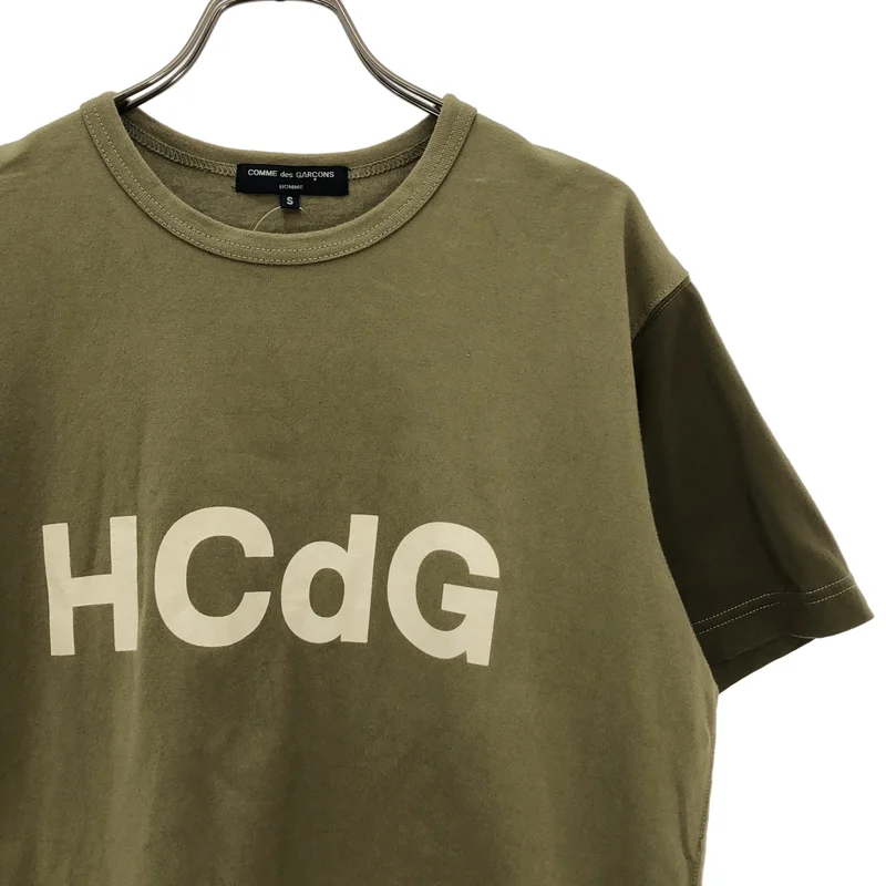 COMME des GARCONS HOMME / コムデギャルソンオム | 2017SS | 製品染め ロゴプリント Tシャツ | S | メンズ