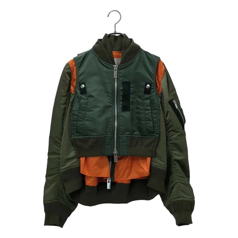 sacai / サカイ | fabric combo ma-1 blouson ミリタリー ボンバー