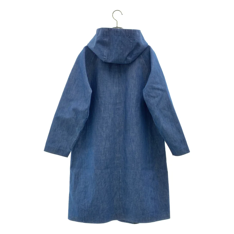 HYKE / ハイク | × MACKINTOSH ゴム引き フーデッド ロングコート | 2 | レディース