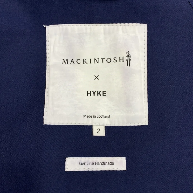 HYKE / ハイク | × MACKINTOSH ゴム引き フーデッド ロングコート | 2 | レディース