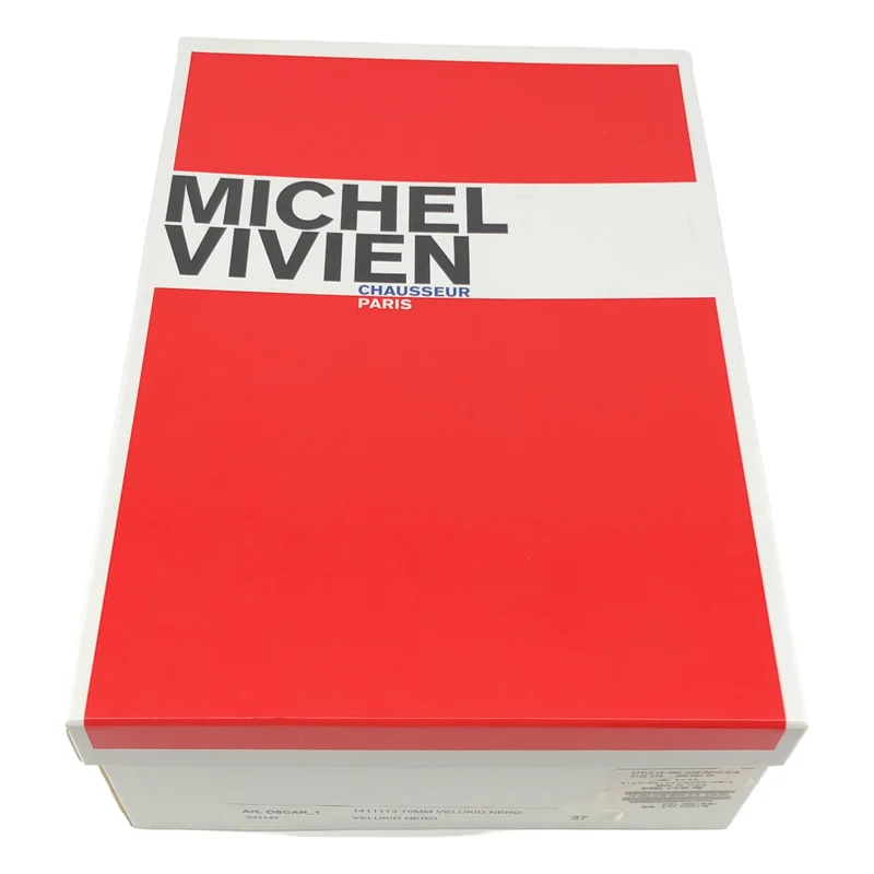 MICHEL VIVIEN / ミッシェルヴィヴィアン | Deuxieme Classe / スエード レザー ストラップ ヒール サンダル | 37 | レディース
