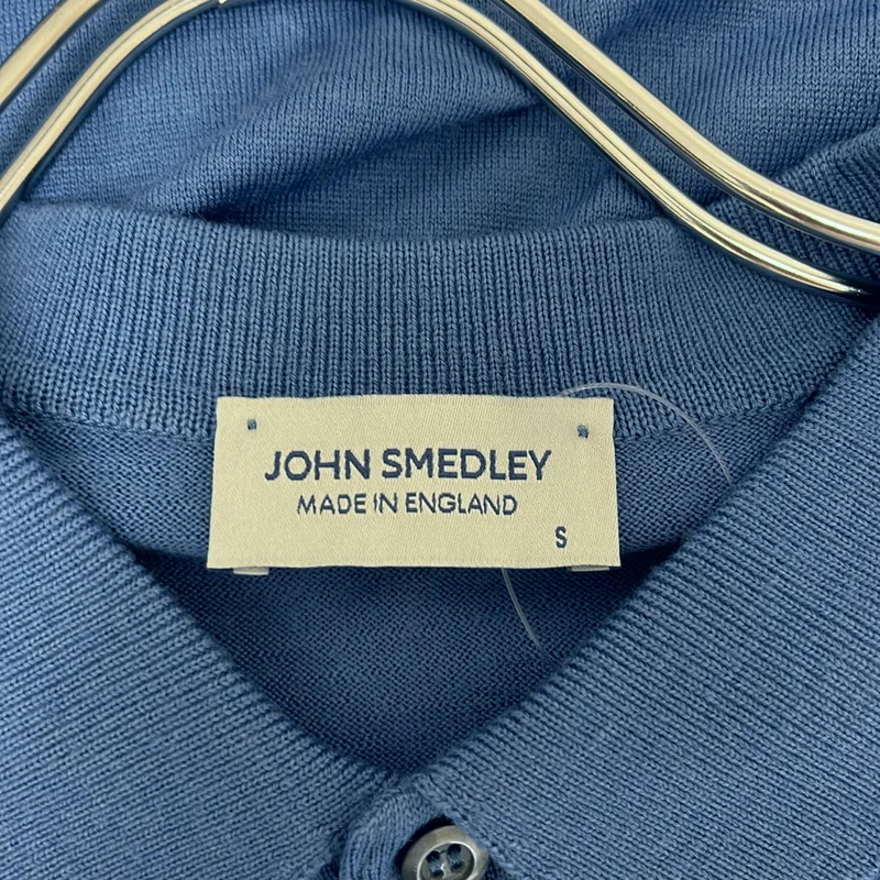 JOHN SMEDLEY / ジョンスメドレー | メリノウール ニットポロシャツ | S | メンズ