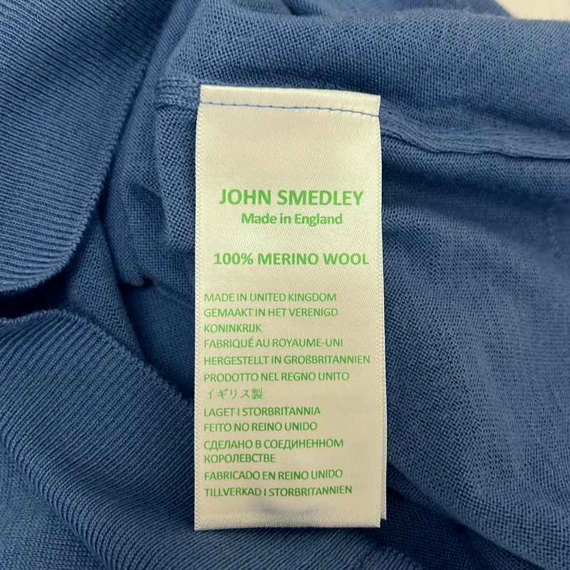 JOHN SMEDLEY / ジョンスメドレー | メリノウール ニットポロシャツ | S | メンズ