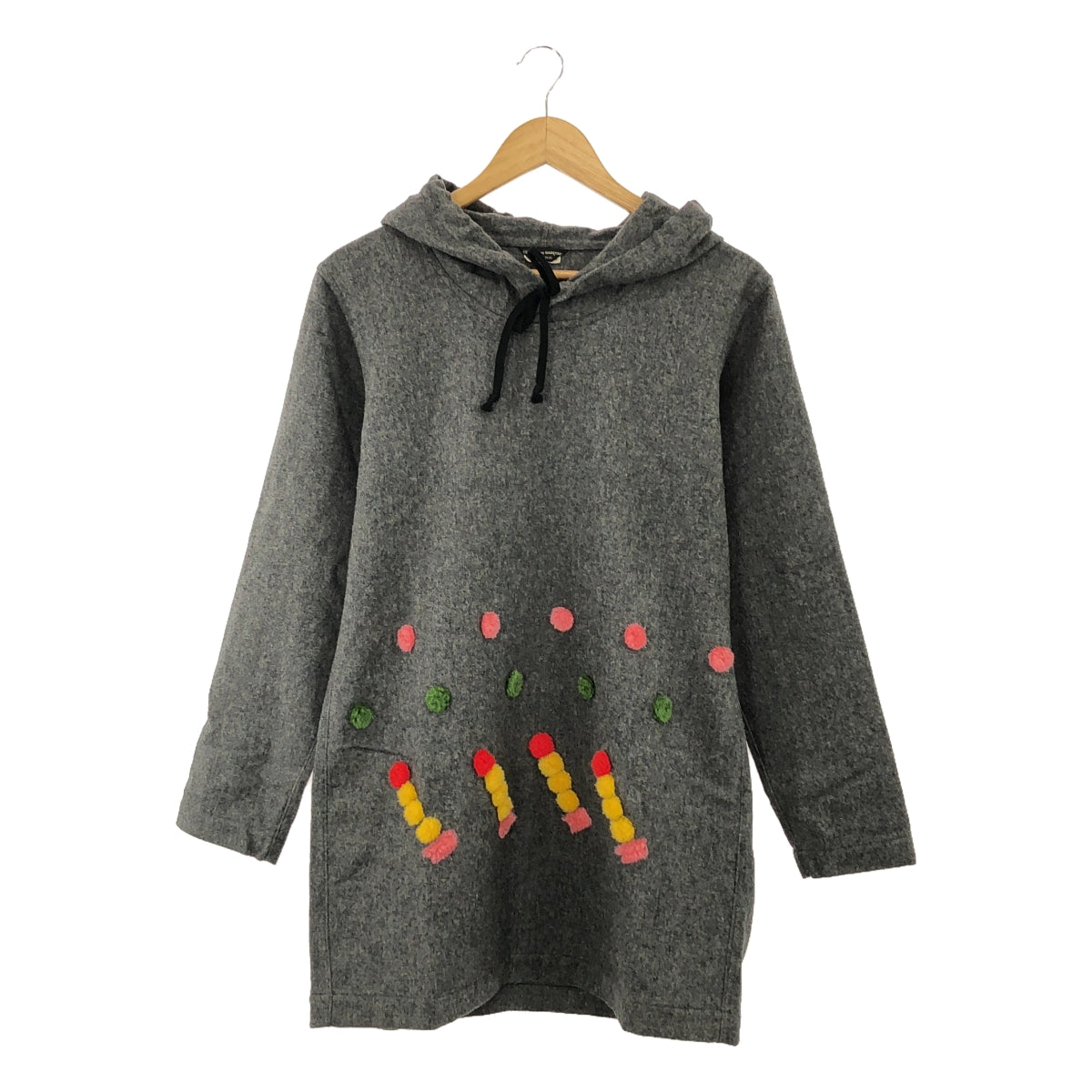 COMME des GARCONS HOMME PLUS / コムデギャルソンオムプリュス | 2013AW | ドッキング ウール プルオーバーパーカ | XS | グレー | メンズ COMME des GARCONS HOMME PLUS / コムデギャルソンオムプリュス