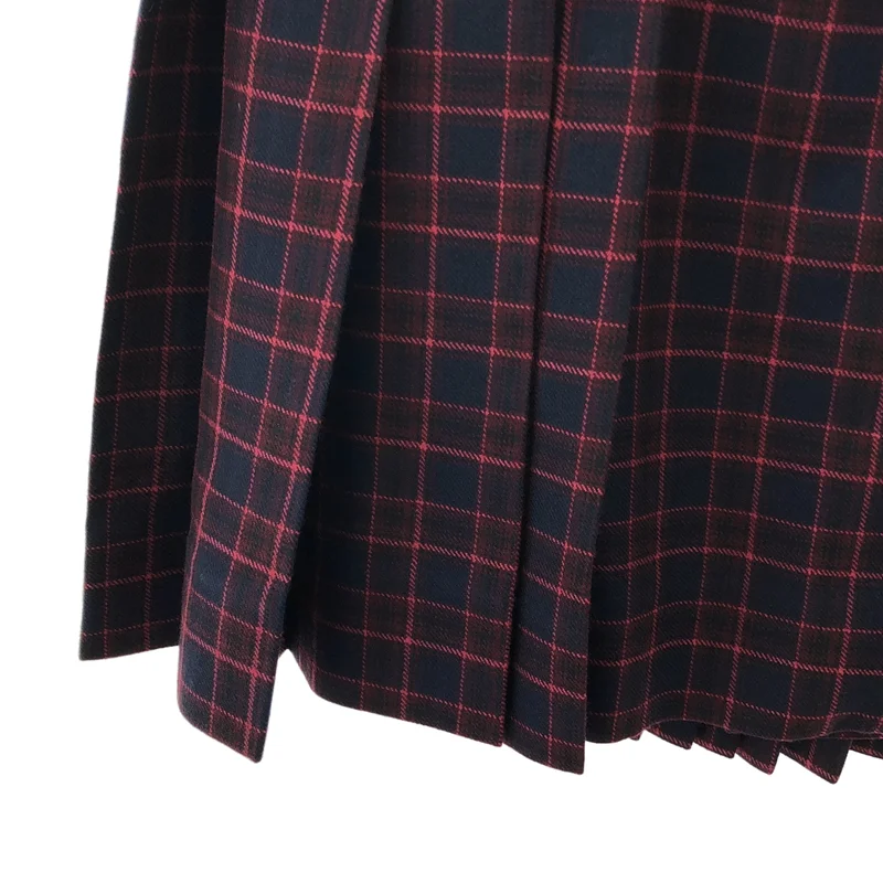 Burberry / バーバリー | ウール アルーチェック プリーツスカート | 6 | レディース
