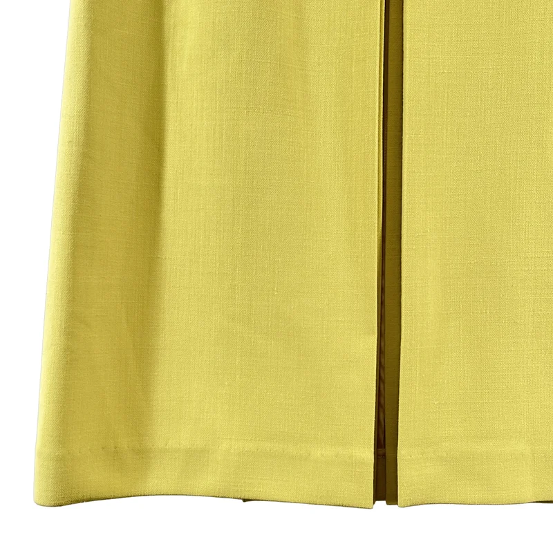 AURALEE / オーラリー | 2025AW | TENSE WOOL DOUBLE CLOTH SLIT SKIRT / バックジップ スリット スカート | 0 | レディース