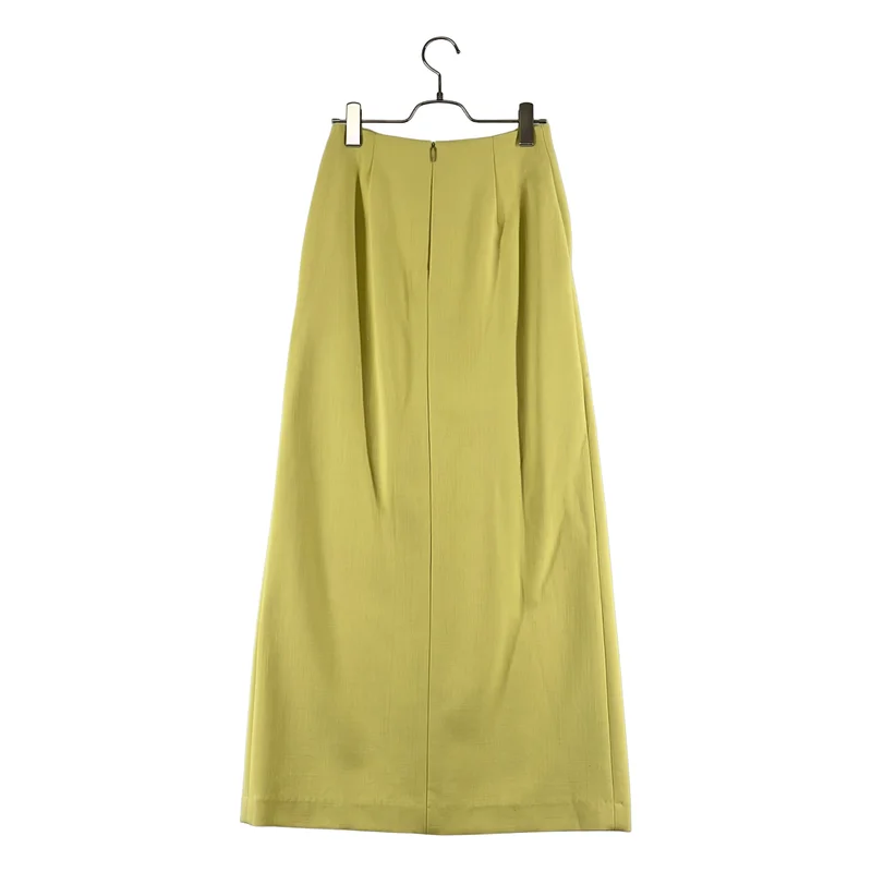 AURALEE / オーラリー | 2025AW | TENSE WOOL DOUBLE CLOTH SLIT SKIRT / バックジップ スリット スカート | 0 | レディース