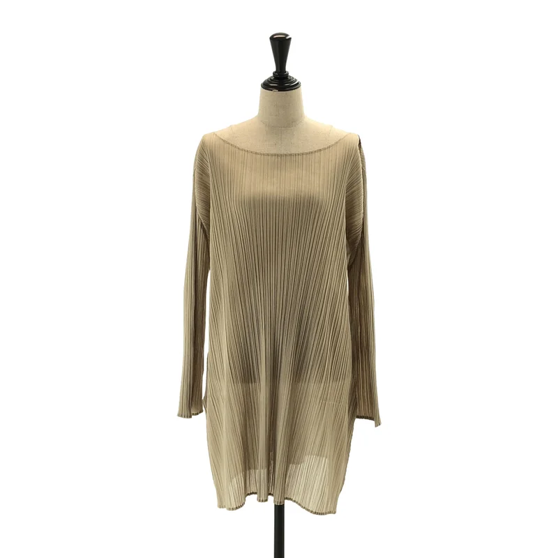 PLEATS PLEASE ISSEY MIYAKE / プリーツプリーズイッセイミヤケ | オーバーシルエット チュニック トップス | 4 | レディース