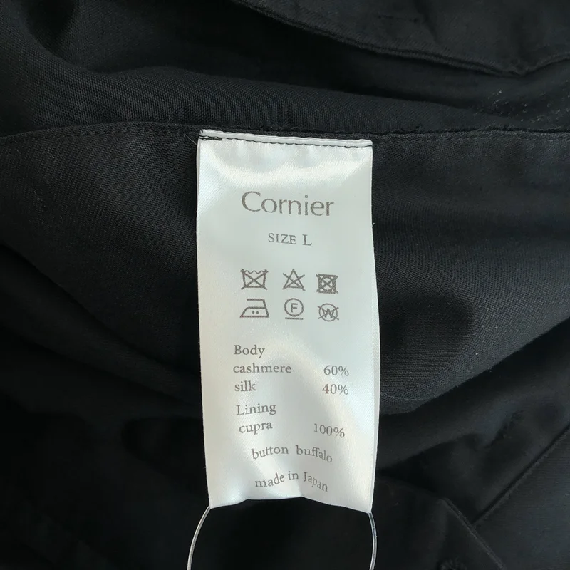 CORNIER / コルニエ | CASHMERE/SILK TROPICAL SLACKS カシミヤ シルク トロピカル スラックス | L | メンズ