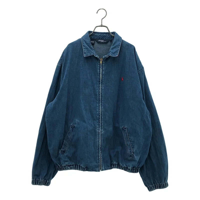 POLO BY RALPH LAUREN / ポロバイラルフローレン | ヴィンテージ / USA製 デニム ジップアップジャケット | XL | メンズ