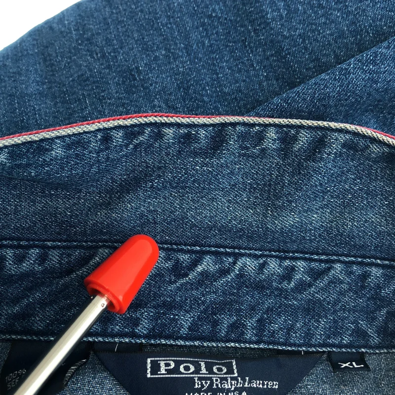 POLO BY RALPH LAUREN / ポロバイラルフローレン | ヴィンテージ / USA製 デニム ジップアップジャケット | XL | メンズ