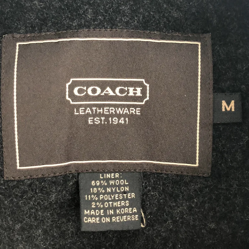 COACH / コーチ | ライナー付き レザージャケット | M | メンズ
