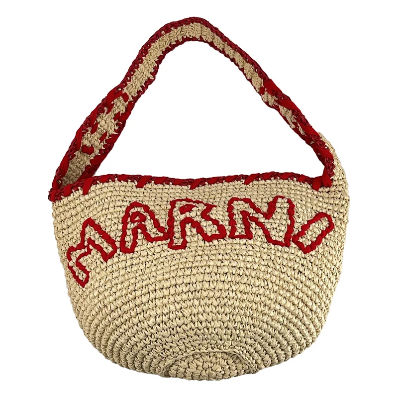MARNI / マルニ | Nassa ナッサ スモール ロゴラフィア ショルダーバッグ |