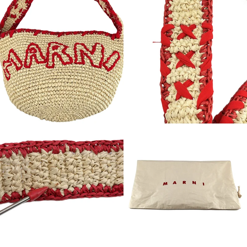 MARNI / マルニ | Nassa ナッサ スモール ロゴラフィア ショルダーバッグ |