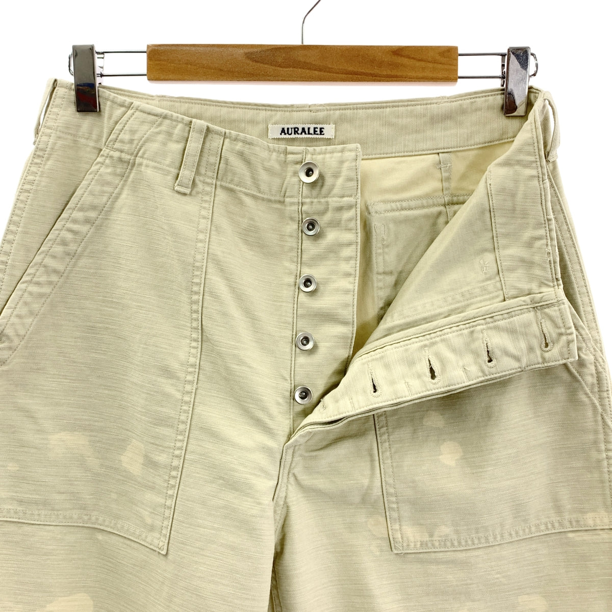 新品】 AURALEE / オーラリー | 2025AW | WASHED BAGGY SATIN BLEACHED