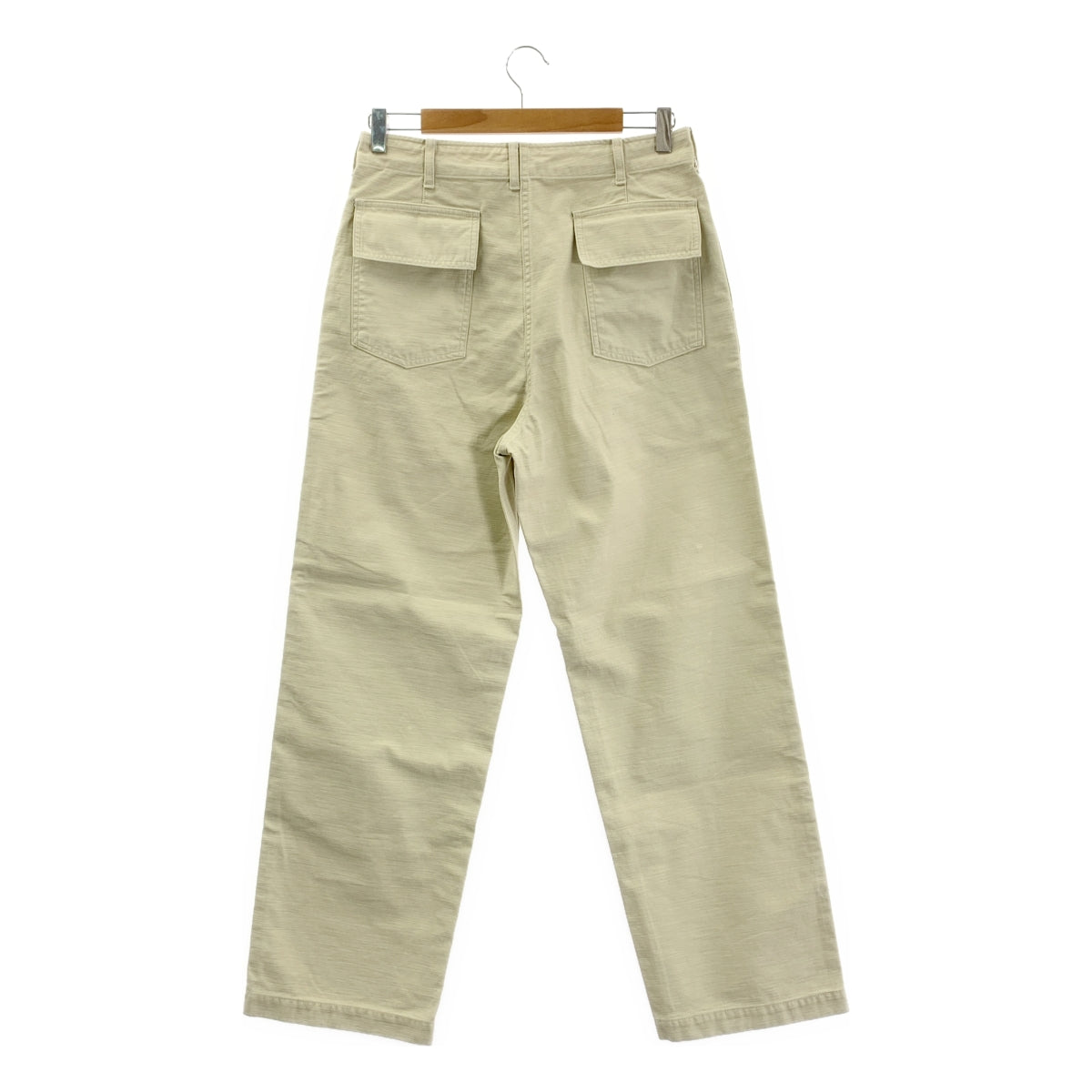 【新品】  AURALEE / オーラリー | 2025AW | WASHED BAGGY SATIN BLEACHED BAKER PANTS ウォッシュド バギー ブリーチ ベイカーパンツ | 3 | ベージュ | メンズ 新品】 AURALEE / オーラリー | 2025AW | WASHED BAGGY SATIN BLEACHED