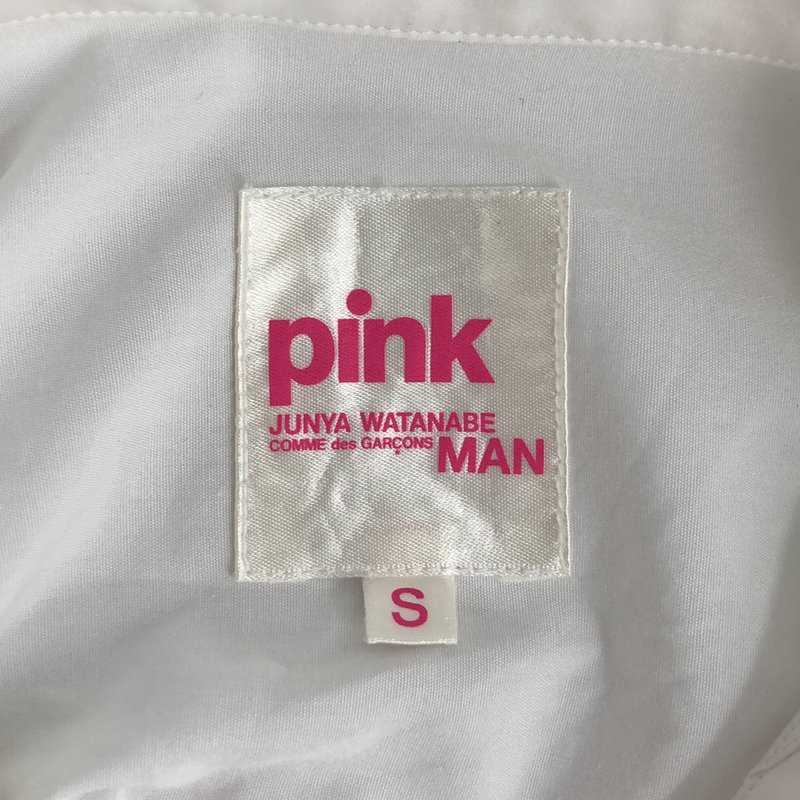 JUNYA WATANABE MAN PINK / ジュンヤワタナベマンピンク | 2013AW | コットン 3タック ラウンドカラーシャツ | S | レディース