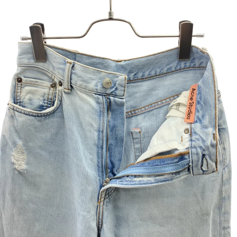 Acne Studios / アクネストゥディオズ | 2022 vintage blue リラックスフィット デニムパンツ | 26 | レディース
