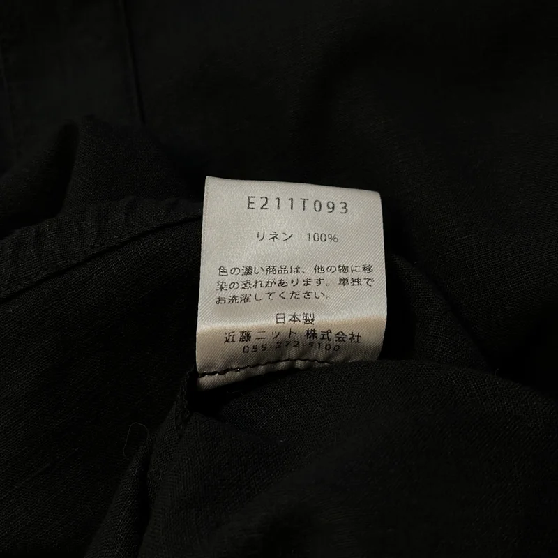 evam eva / エヴァムエヴァ | リネン プルオーバー ハーフスリーブシャツ |