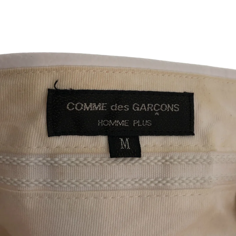 COMME des GARCONS HOMME PLUS / コムデギャルソンオムプリュス | 2018AW | フェイクレザー 螺旋 ジップパンツ | M | メンズ