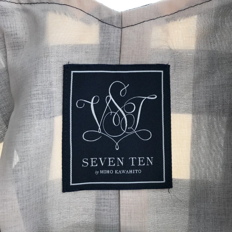 SEVEN TEN by MIHO KAWAHITO / セブンテンバイミホカワヒト | 2024SS | ペプラムタック オフショルダートップス | S | レディース