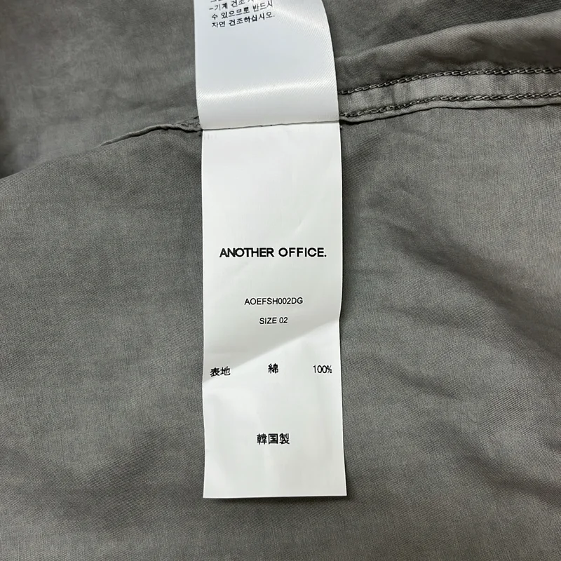 ANOTHER OFFICE / アナザーオフィス | コットン レギュラーカラー シャツ | 2 | メンズ