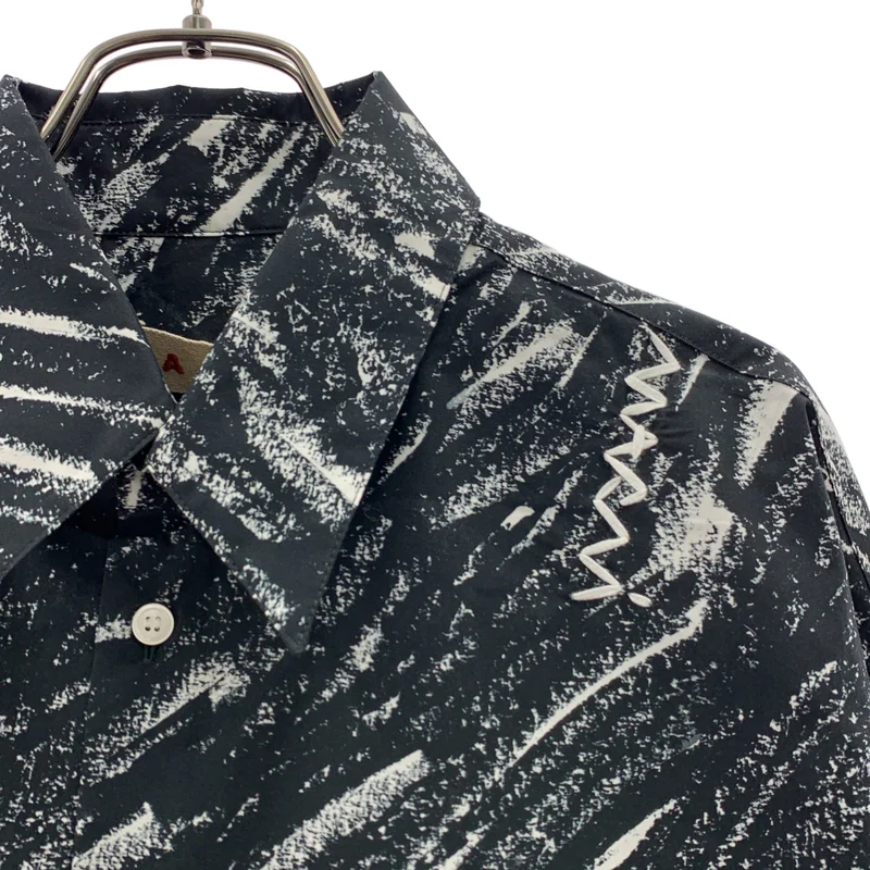 MARNI / マルニ | クレヨンプリント オーガニックコットン シャツ | 48 | メンズ