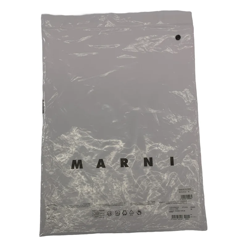MARNI / マルニ | クレヨンプリント オーガニックコットン シャツ | 48 | メンズ