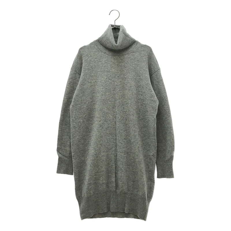 Maison Margiela / メゾンマルジェラ | 2017AW | ウール エルボーパッチ タートルネック ニットワンピース | M | レディース