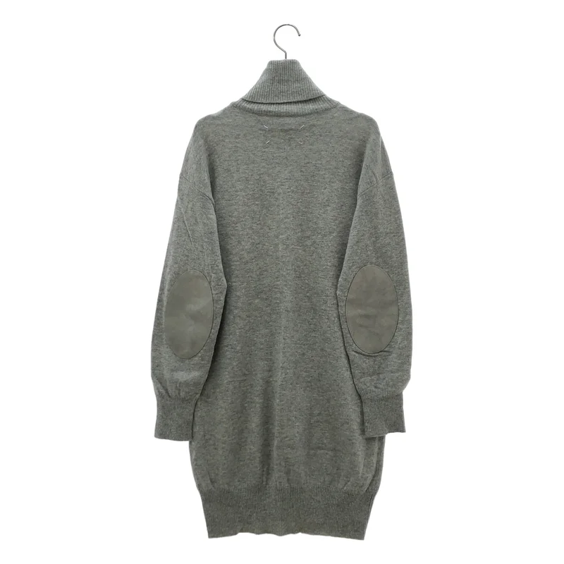 Maison Margiela / メゾンマルジェラ | 2017AW | ウール エルボーパッチ タートルネック ニットワンピース | M | レディース