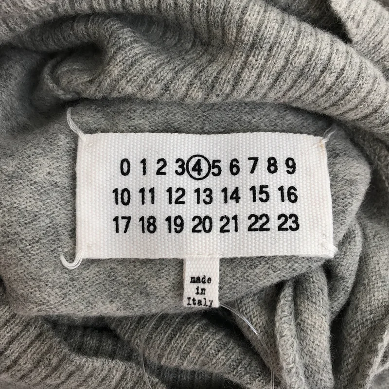 Maison Margiela / メゾンマルジェラ | 2017AW | ウール エルボーパッチ タートルネック ニットワンピース | M | レディース