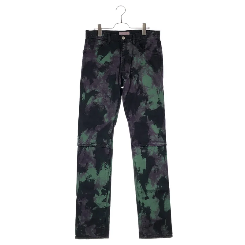 JieDa / ジエダ | 2020AW | TIE-DYE 2WAY SLIM DENIM PANTS / タイダイ染め スリムデニムパンツ | 2 | メンズ