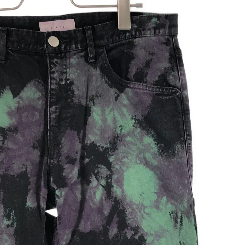 JieDa / ジエダ | 2020AW | TIE-DYE 2WAY SLIM DENIM PANTS / タイダイ染め スリムデニムパンツ | 2 | メンズ
