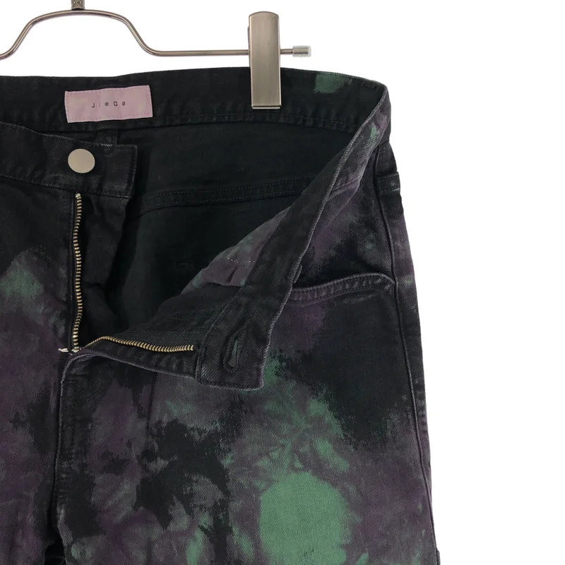JieDa / ジエダ | 2020AW | TIE-DYE 2WAY SLIM DENIM PANTS / タイダイ染め スリムデニムパンツ | 2 | メンズ