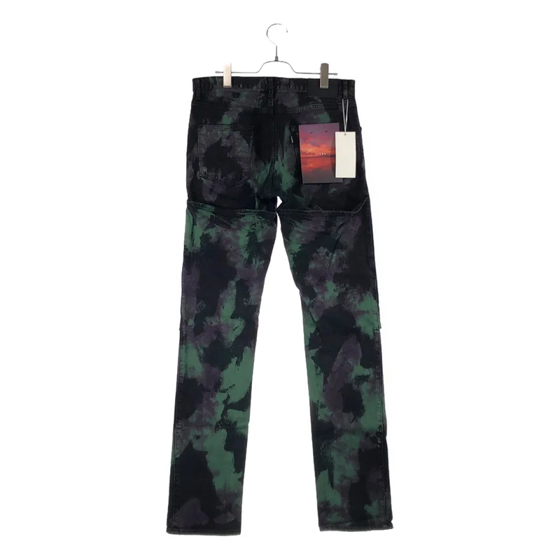 JieDa / ジエダ | 2020AW | TIE-DYE 2WAY SLIM DENIM PANTS / タイダイ染め スリムデニムパンツ | 2 | メンズ