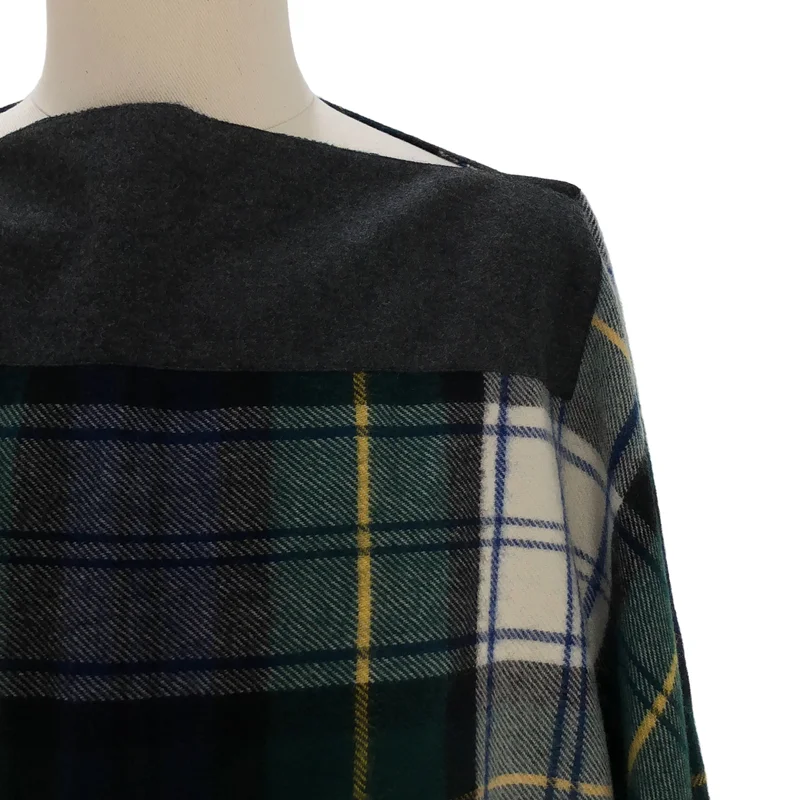 COMME des GARCONS SHIRT / コムデギャルソンシャツ | チェック ケープ ストール W28200 |