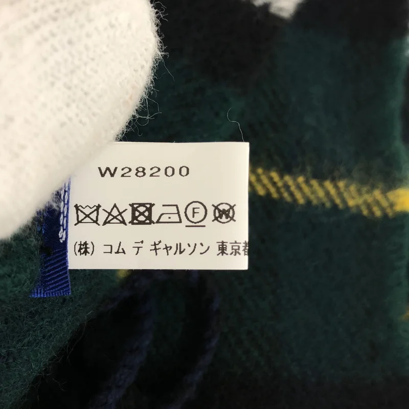 COMME des GARCONS SHIRT / コムデギャルソンシャツ | チェック ケープ ストール W28200 |