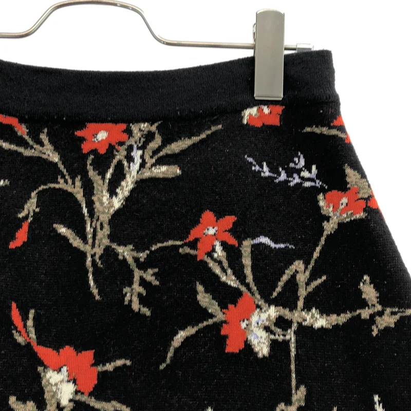 BALENCIAGA / バレンシアガ | フラワー ジャガード ニットスカート | 36 | レディース