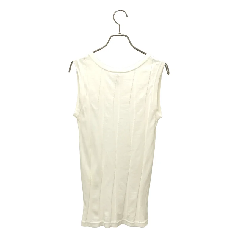 CHANEL / シャネル | ココマーク ビジュー装飾 タンクトップ カットソー | 38 | レディース