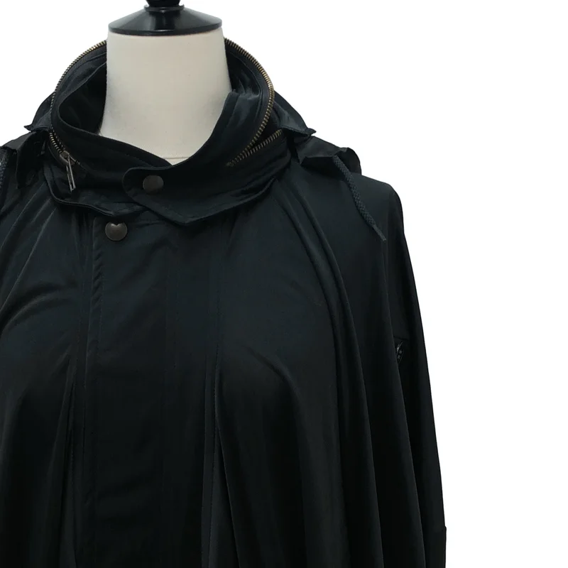JUNYA WATANABE COMME des GARCONS / ジュンヤワタナベ | 2012SS | ポリエステル ハイネック ポンチョ ジャケット | S | レディース