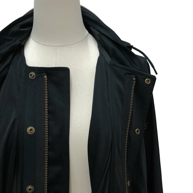 JUNYA WATANABE COMME des GARCONS / ジュンヤワタナベ | 2012SS | ポリエステル ハイネック ポンチョ ジャケット | S | レディース