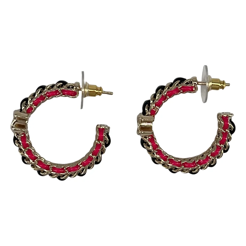 CHANEL / シャネル | ココマーク チェーンモチーフ ピアス |