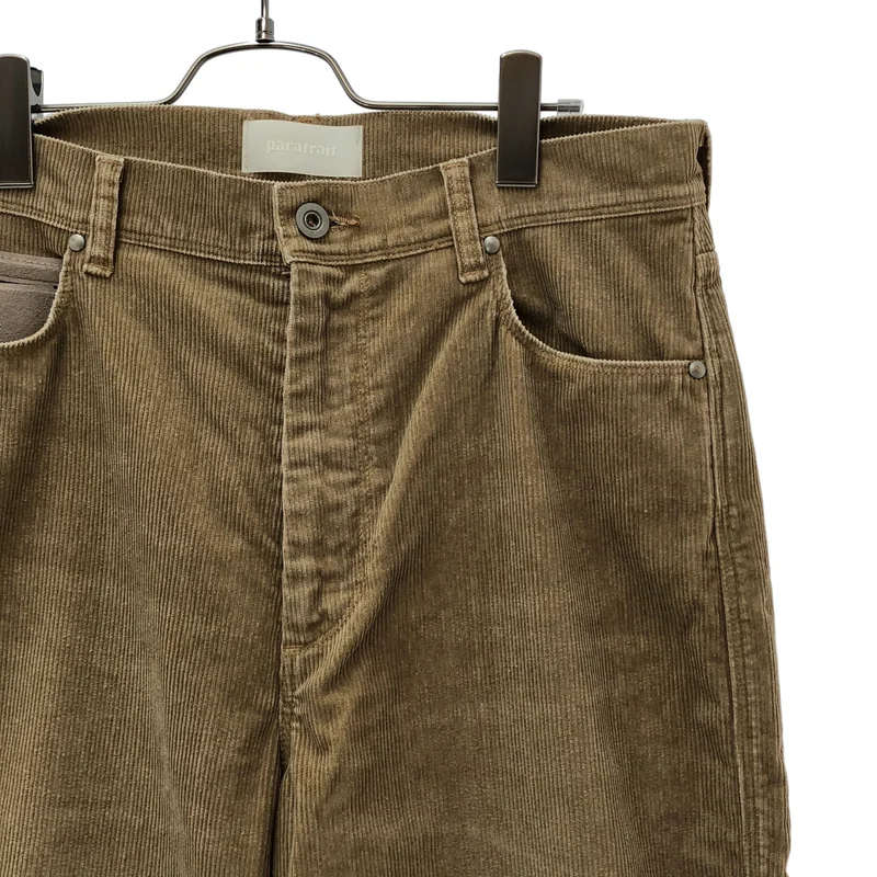 paratrait / パラトレイト | 2025AW | CORDUROY PANTS / コーデュロイパンツ | 2 | メンズ