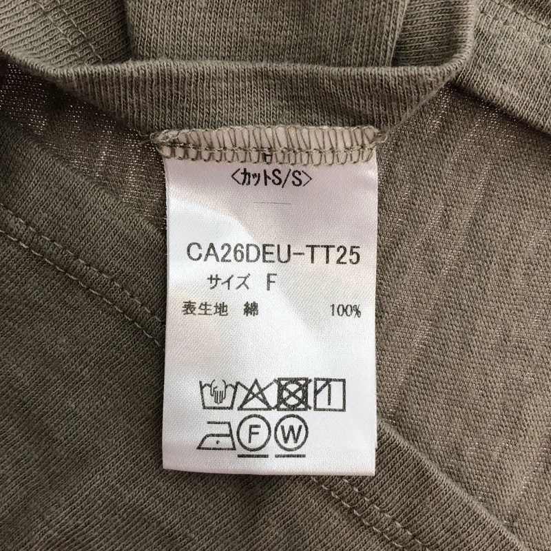 CALUX / キャラクス | 2026SS | Deuxieme Classe取扱い  Vネック Tシャツ | F | レディース