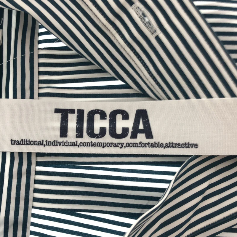 TICCA / ティッカ | ストライプ シャツ_半袖 TBBS-003 | F | メンズ