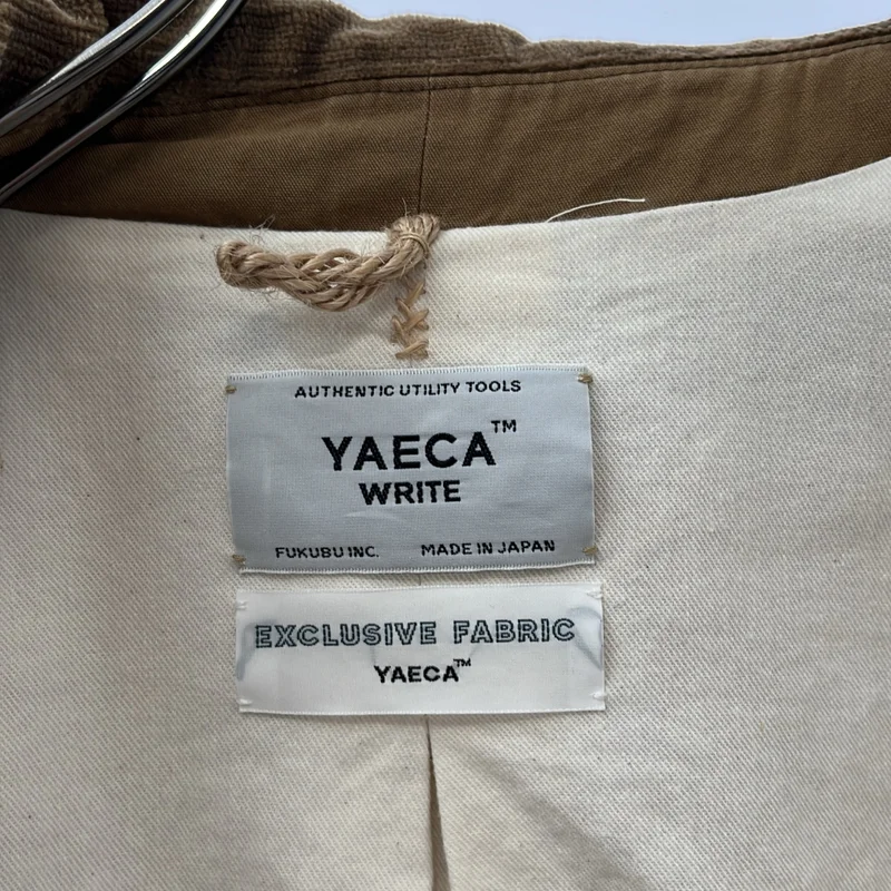 YAECA WRITE / ヤエカライト | DUSTER COAT オイルドクロス ステンカラーコート | M | メンズ